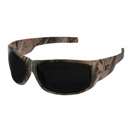 EDGE EYEWEAR Caraz - Forest Camo Frame, Polarized Smoke Lens Safety Glasses THZ216CF